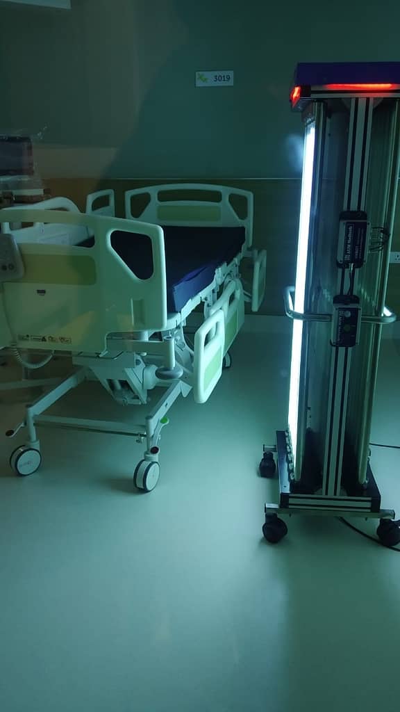 Apollo Greams Road UVC disinfection and video laryngoscopes